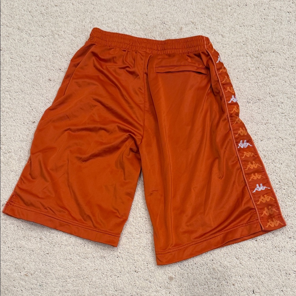 Kappa Men's Vibrant Orange Athletic Shorts - Picture 3 of 3